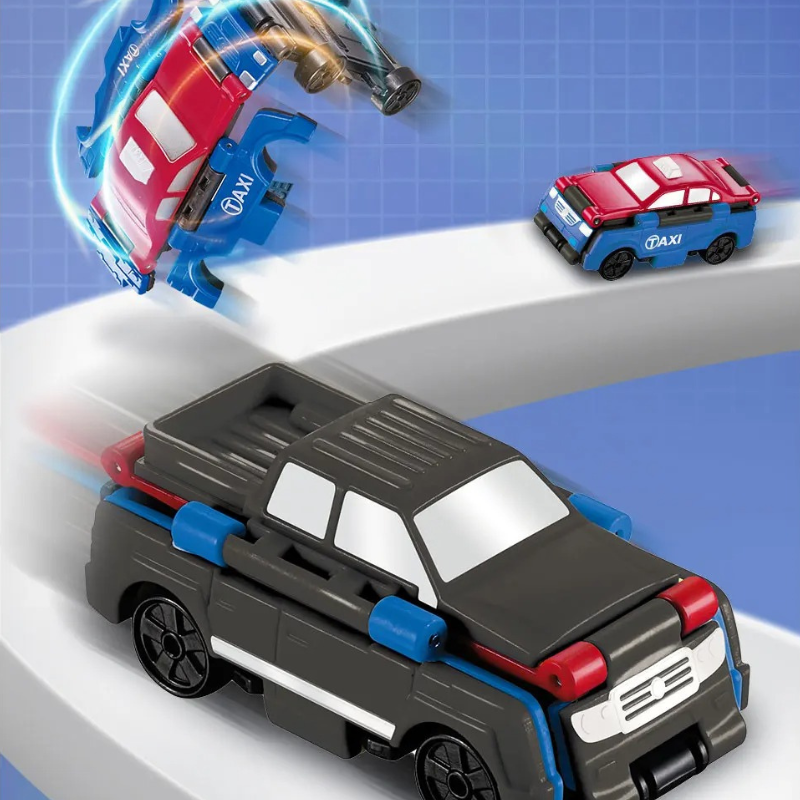 Voitures Réversibles à Rotation 360° pour Enfants – Set Créatif