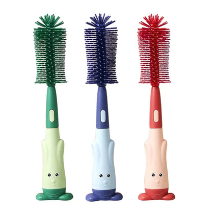 Brosse Nettoyante Biberon 4-en-1 – Kit de Nettoyage pour Biberons et Accessoires Bébé
