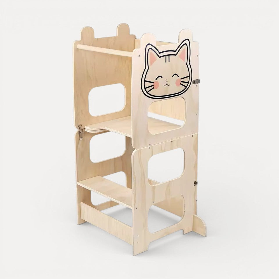 Tour d’observation 3-en-1, motif chat