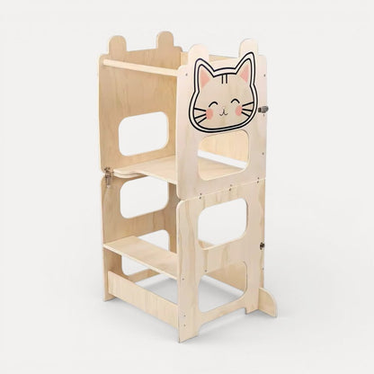Tour d’observation 3-en-1, motif chat