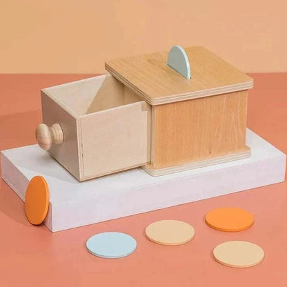 Boîte de permanence de l’objet Montessori en bois