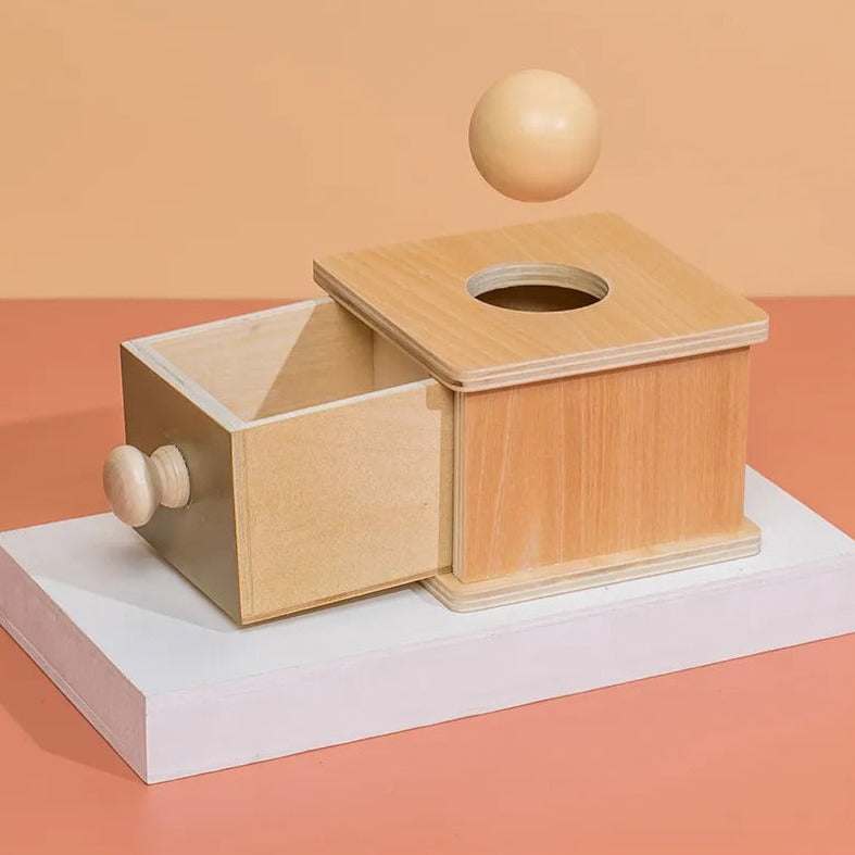Boîte de permanence de l’objet Montessori en bois