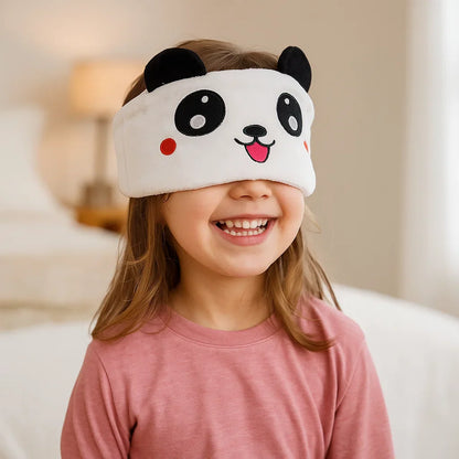 Casque Bluetooth + Masque de Sommeil 2-en-1 pour Enfants – Doux, Sans Fil, Idéal Voyage
