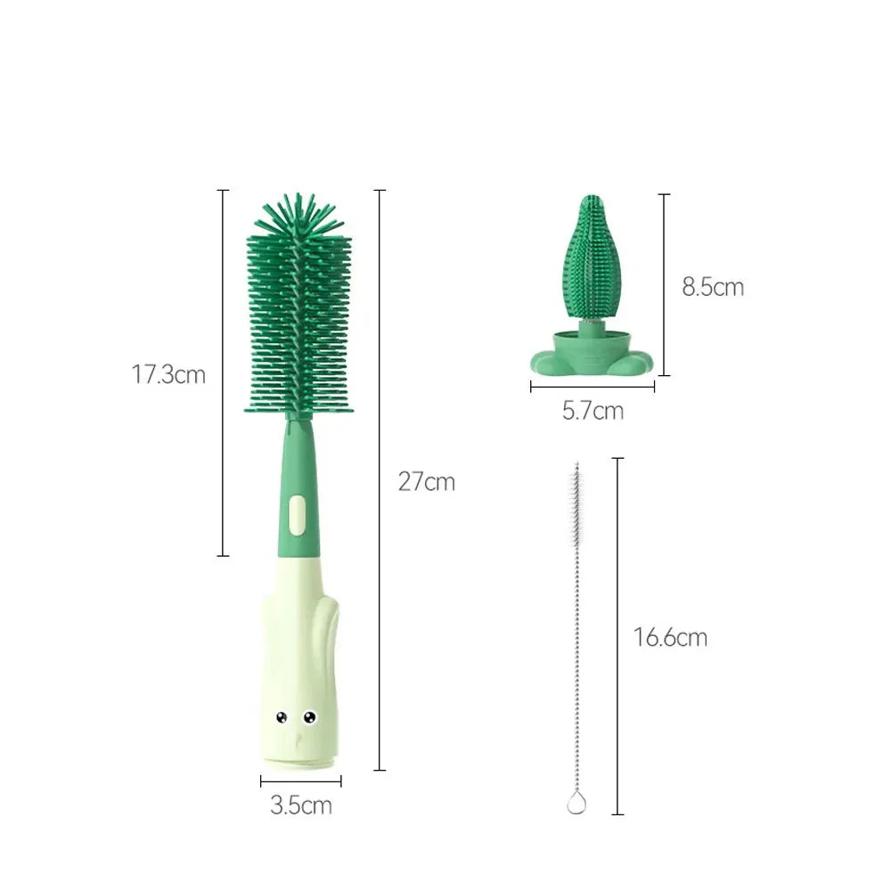 Brosse Nettoyante Biberon 4-en-1 – Kit de Nettoyage pour Biberons et Accessoires Bébé
