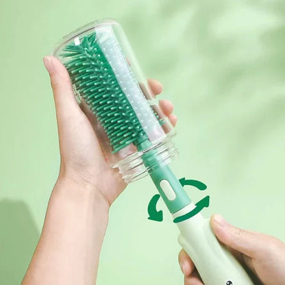 Brosse Nettoyante Biberon 4-en-1 – Kit de Nettoyage pour Biberons et Accessoires Bébé