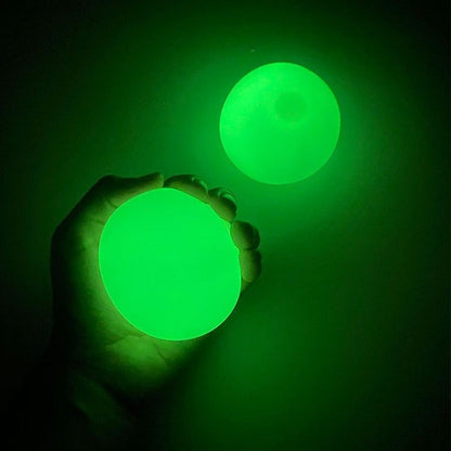 Balles Collantes Phosphorescentes pour Enfants – Jeu Anti-Stress Lumineux