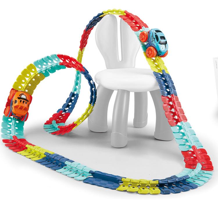 Circuit de Voitures Magnétique pour Enfants – Piste de Jeu Créative et Modulable
