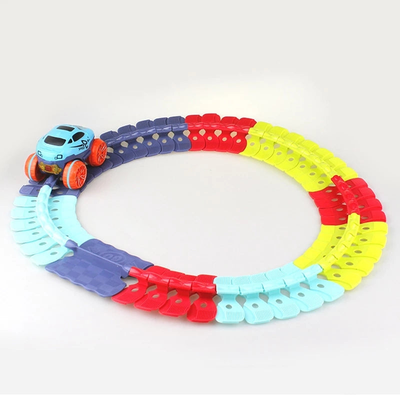Circuit de Voitures Magnétique pour Enfants – Piste de Jeu Créative et Modulable