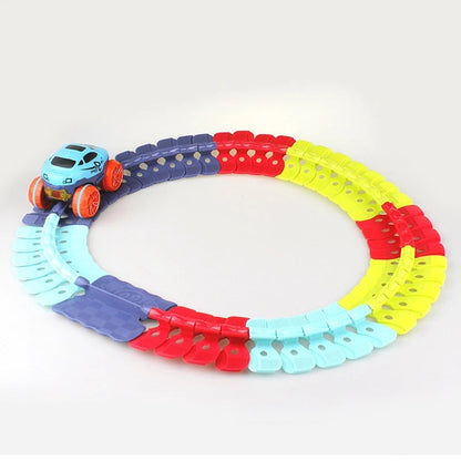 Circuit de Voitures Magnétique pour Enfants – Piste de Jeu Créative et Modulable