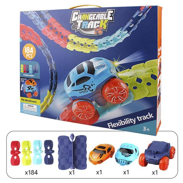 Circuit de Voitures Magnétique pour Enfants – Piste de Jeu Créative et Modulable