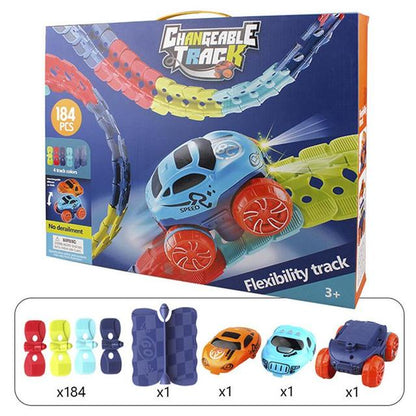 Circuit de Voitures Magnétique pour Enfants – Piste de Jeu Créative et Modulable