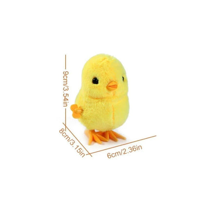Poussin à Remonter en Peluche – Jouet Éveil Sans Piles pour Tout-Petits