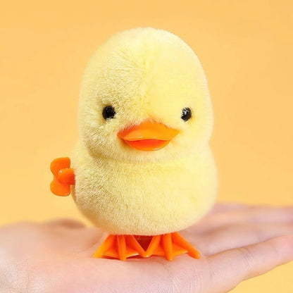 Poussin à Remonter en Peluche – Jouet Éveil Sans Piles pour Tout-Petits
