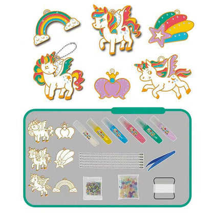 Kit de Bijoux à Créer pour Enfants – Perles et Breloques à Assembler