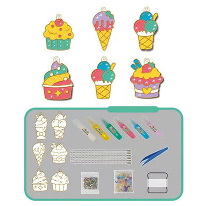 Kit de Bijoux à Créer pour Enfants – Perles et Breloques à Assembler