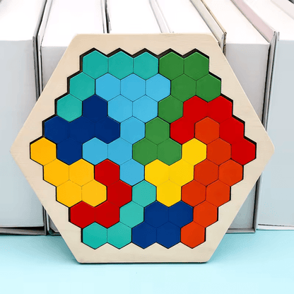 Tangram en bois - Puzzle éducatif Montessori