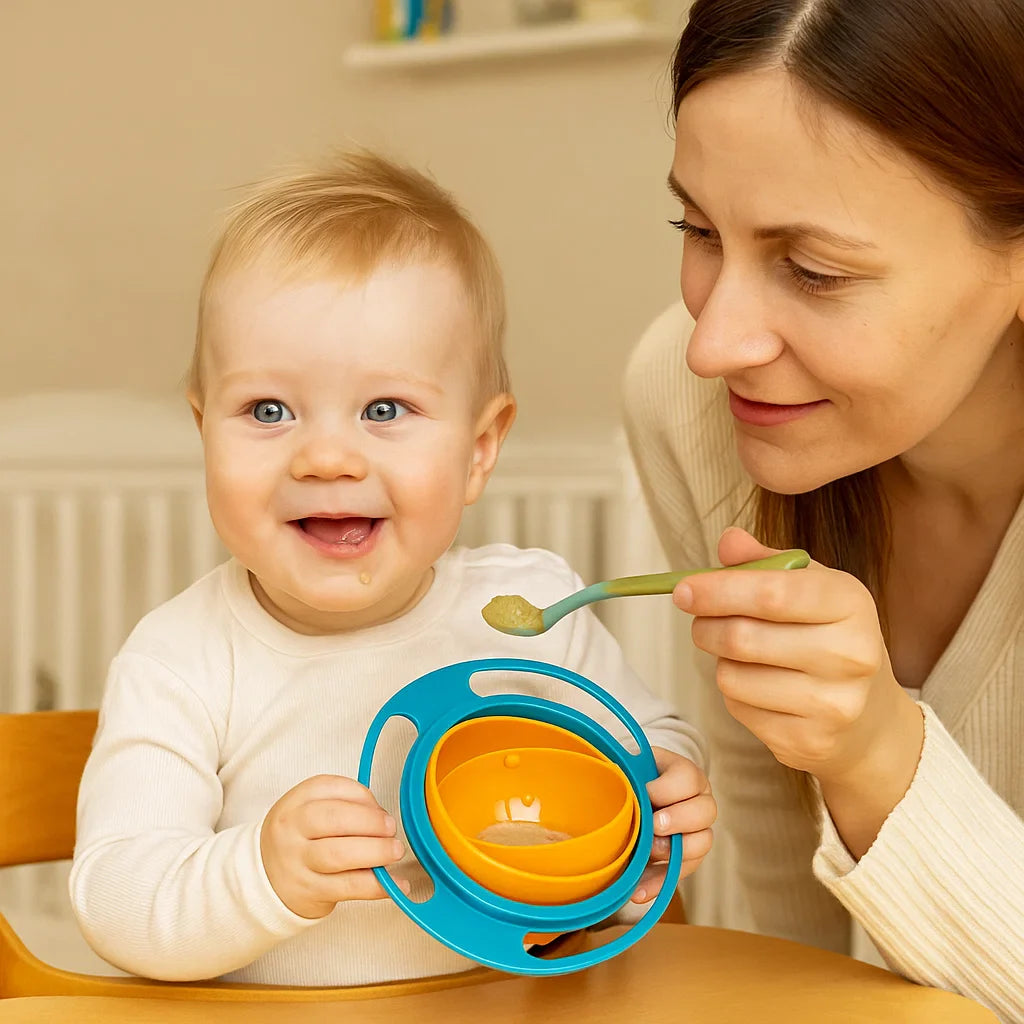 Bol Bébé Anti-Renversement pour Repas Sans Dégâts