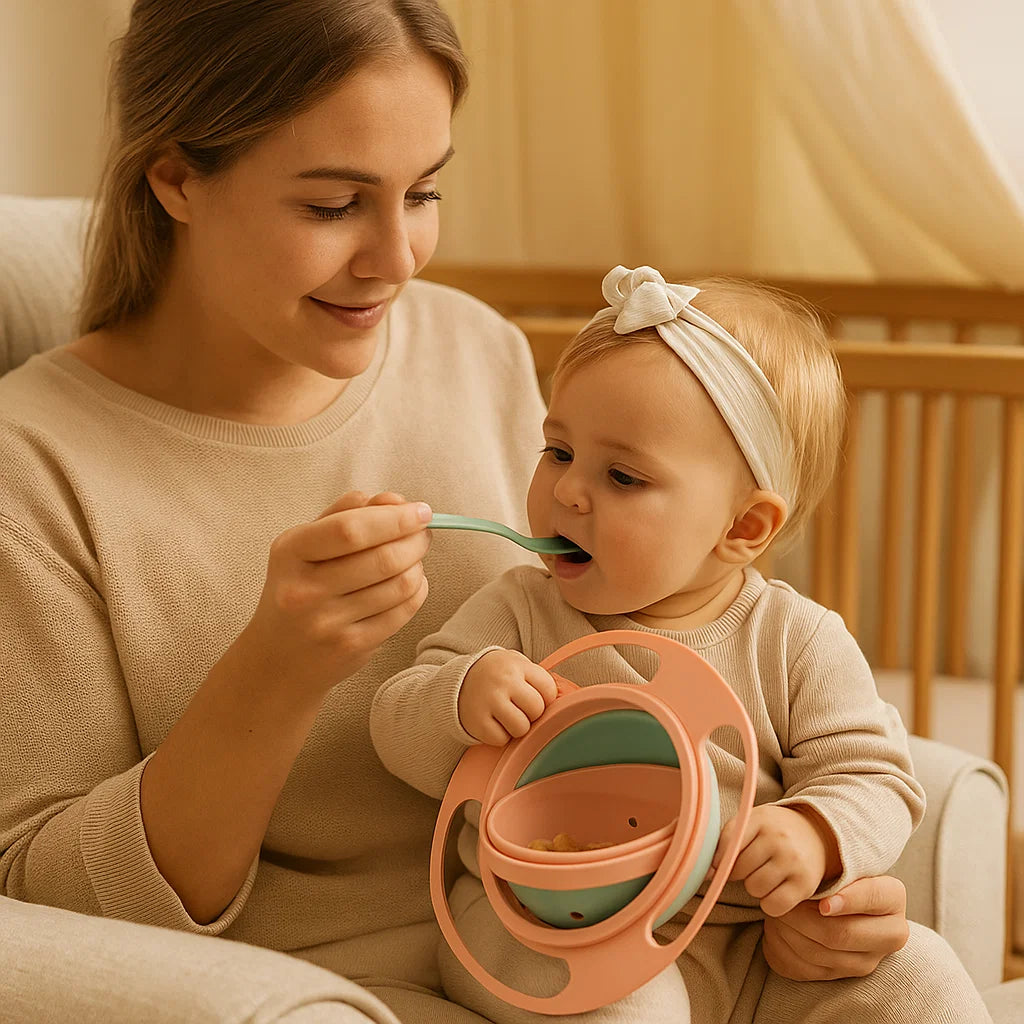 Bol Bébé Anti-Renversement pour Repas Sans Dégâts