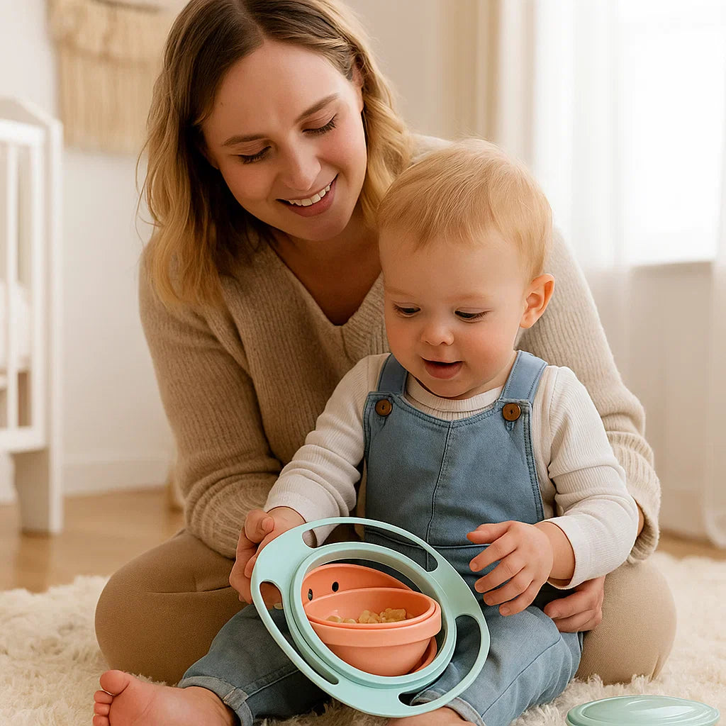 Bol Bébé Anti-Renversement pour Repas Sans Dégâts