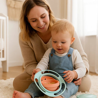 Bol Bébé Anti-Renversement pour Repas Sans Dégâts