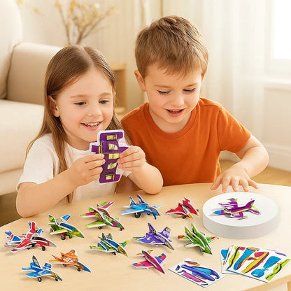 Set de Puzzle Cartoon 3D pour Enfants – Jeu Éducatif & de Motricité