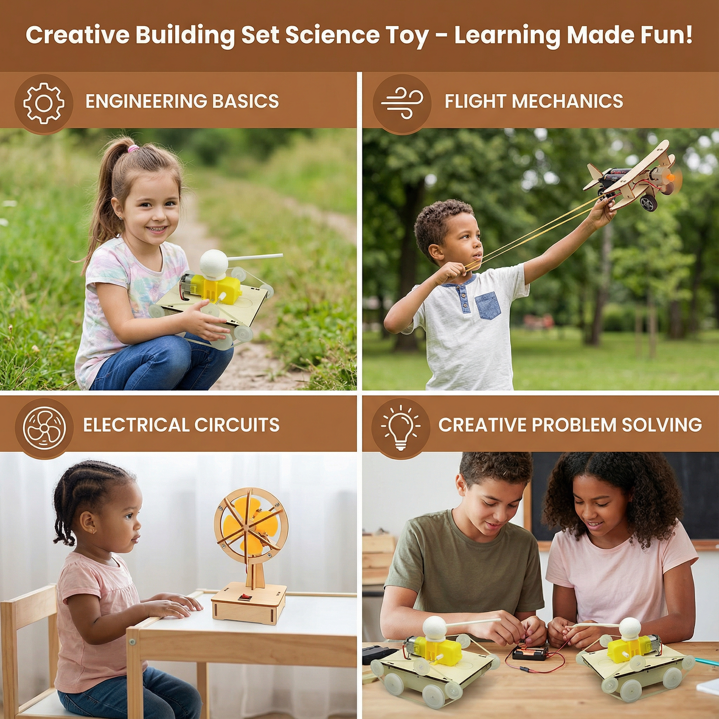 Jeu de Construction Scientifique – Développe la Curiosité et la Logique
